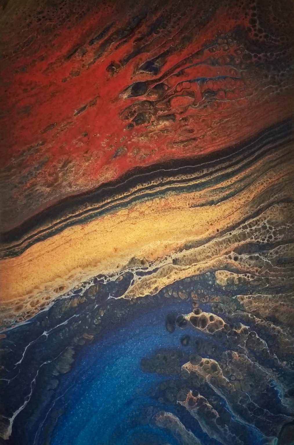 Sunset over the pacific